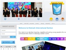 Tablet Screenshot of hokmahschool.org